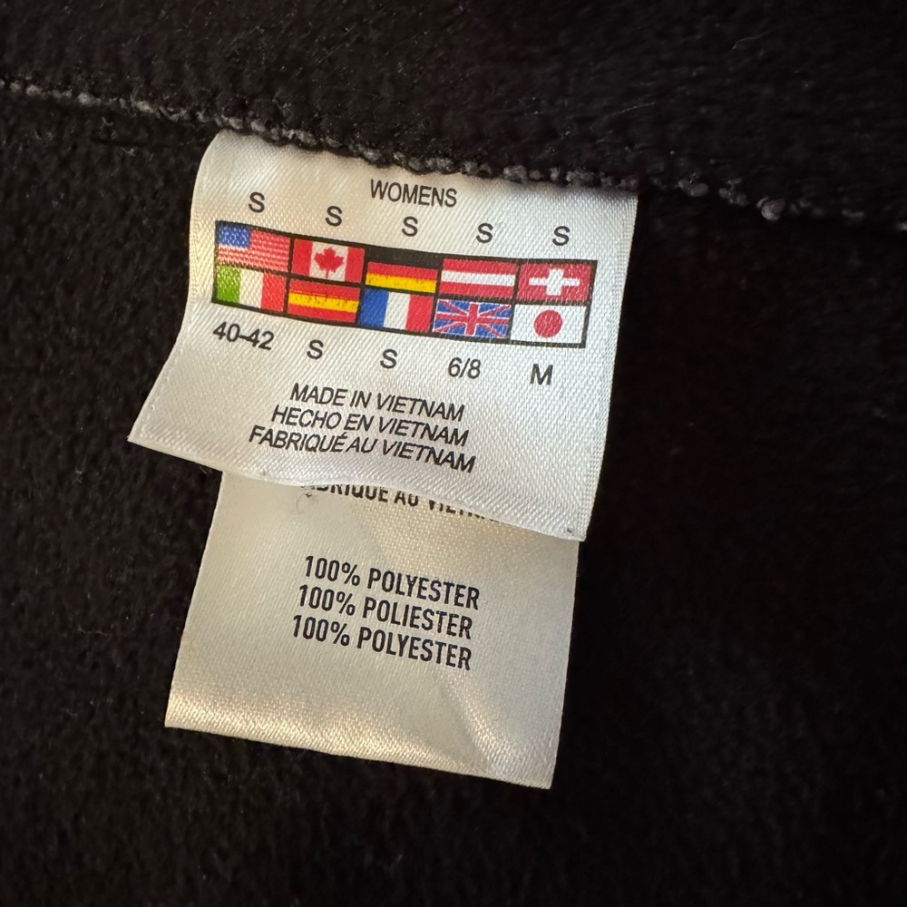 Women's Spyder Black Jacket Size Small Gray And Black Warm Full Zip Two Tone - Picture 5 of 8